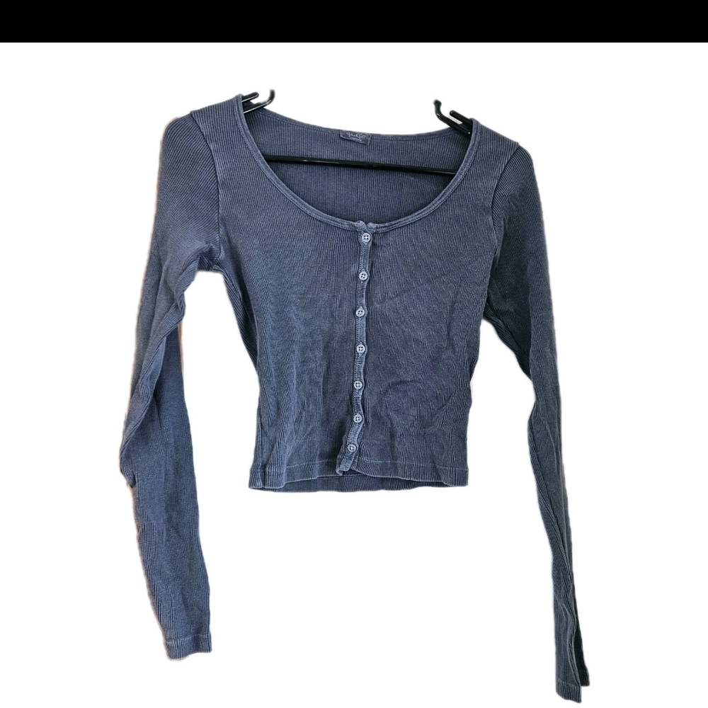 John Galt Blue Button-Down Shirt
